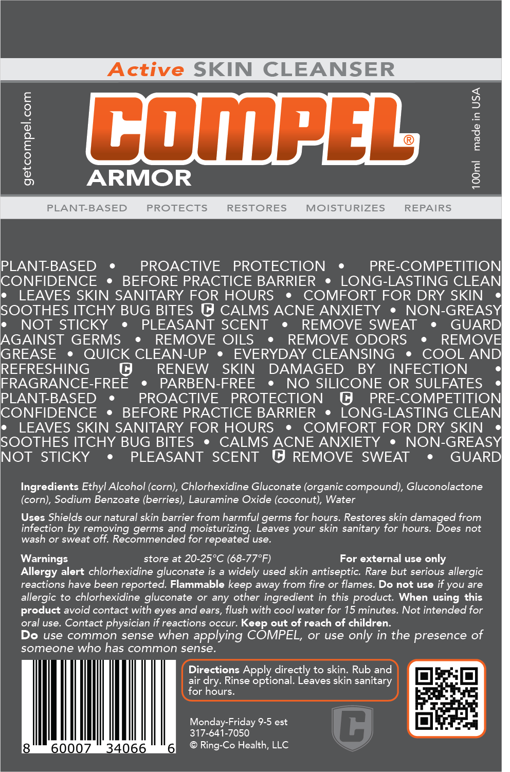 COMPEL Armor 100mL Skin Cleanser