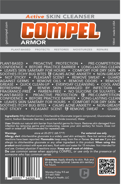 COMPEL Armor 100mL Skin Cleanser