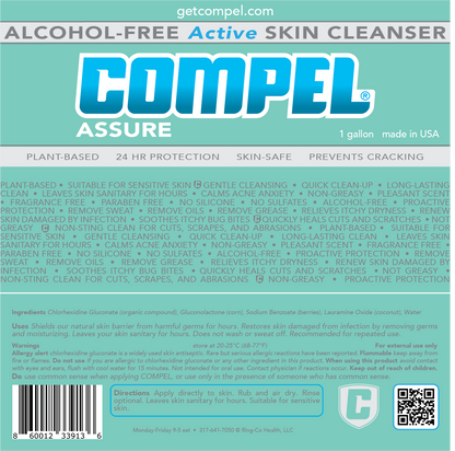 COMPEL Assure 1 Gallon Alcohol-Free Skin Cleanser