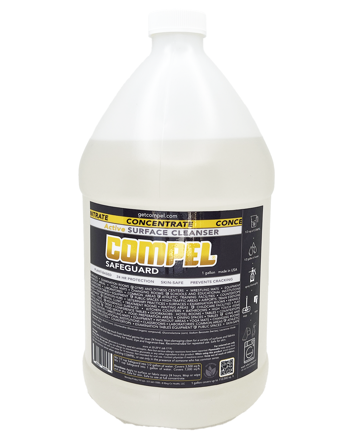 COMPEL Safeguard 1 Gallon Concentrate Surface Cleanser