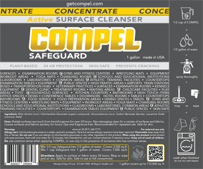 COMPEL Safeguard 1 Gallon Concentrate Surface Cleanser